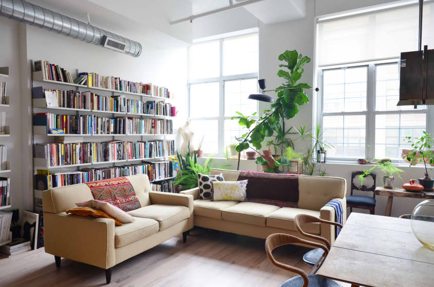 New York Home Tour A Raw, Eclectic Brooklyn Loft Apartment Therapy